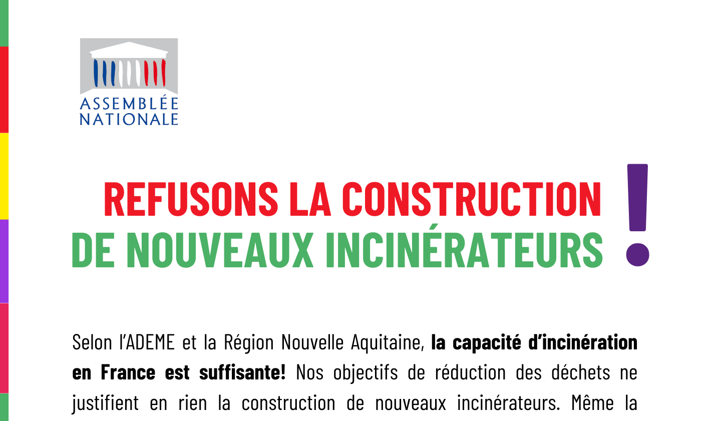 Mon action contre les nouveaux projets d&rsquo;incinérateurs