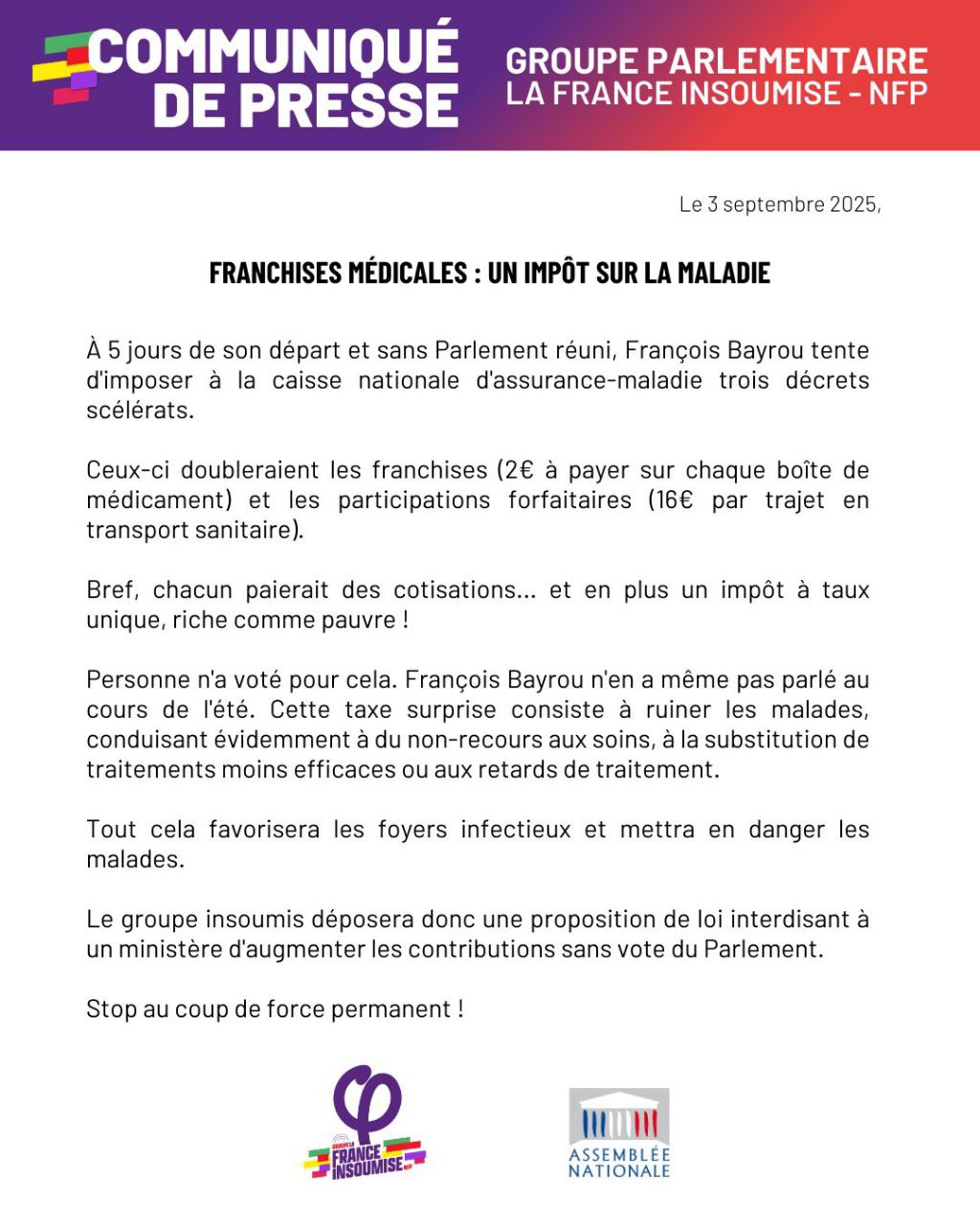 Franchises médicales : un impôt sur la maladie