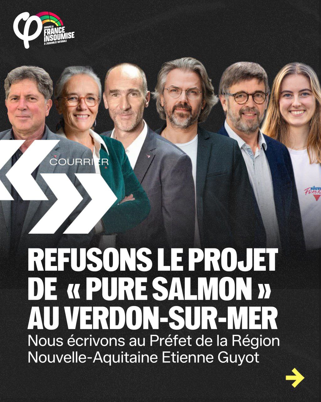 Interpellation: « Refusons le projet de Pure Salmon au Verdon-sur-Mer »