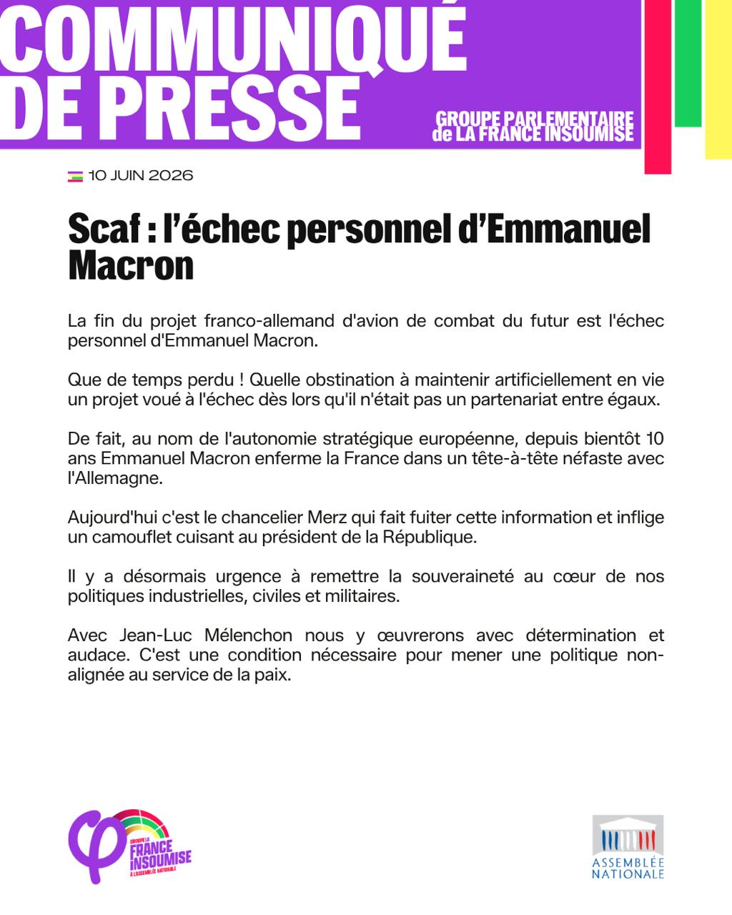 Scaf: l&rsquo;échec personnel d&rsquo;Emmanuel Macron