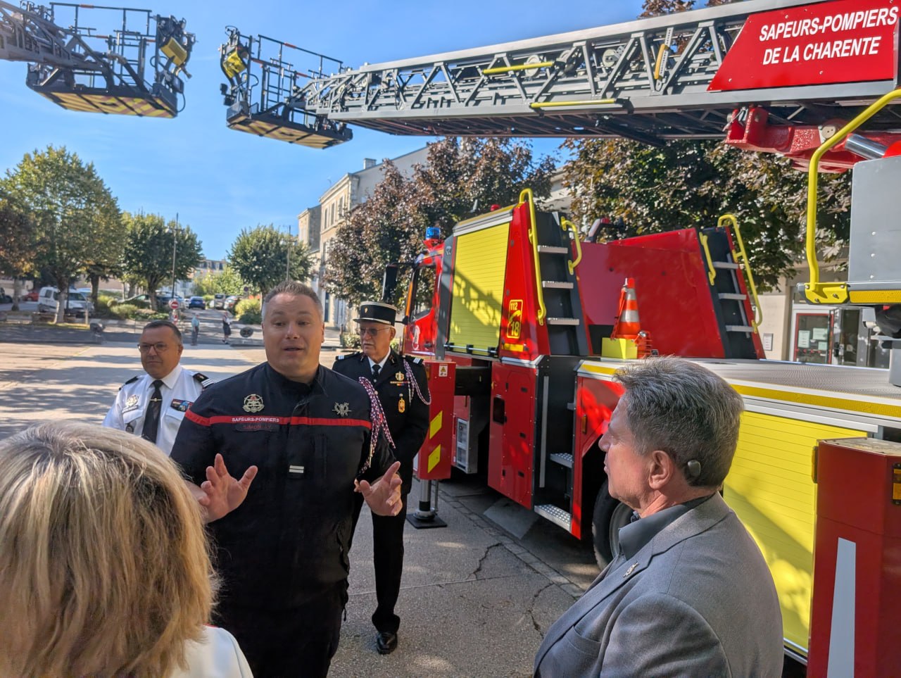 Au congrès des sapeurs-pompiers de Charente