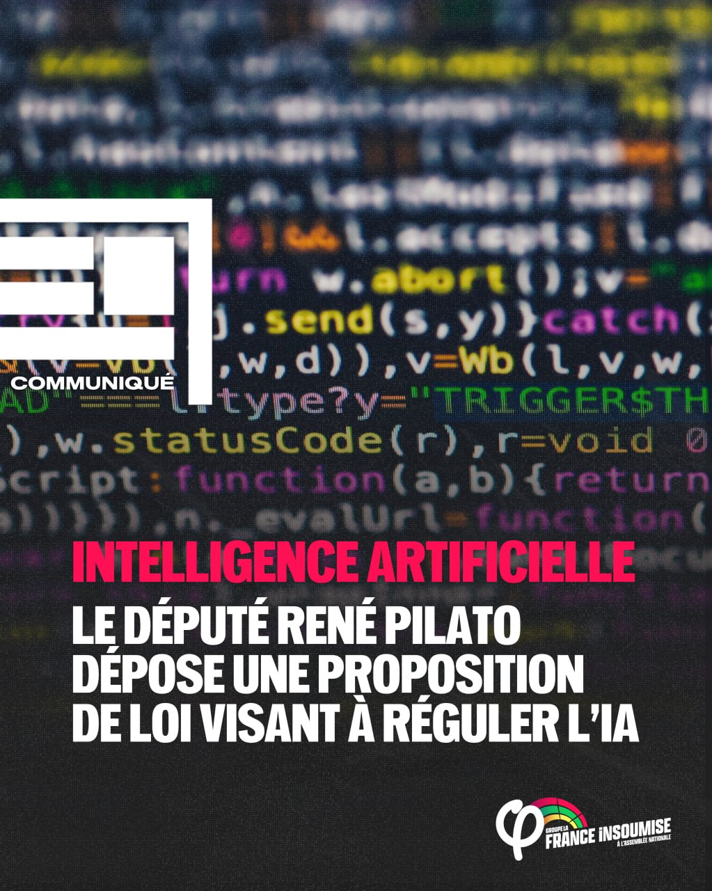 Présentation de la proposition de loi Intelligence Artificielle