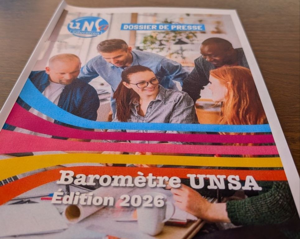 Présentation du baromètre des métiers de l&rsquo;éducation de l&rsquo;UNSA.